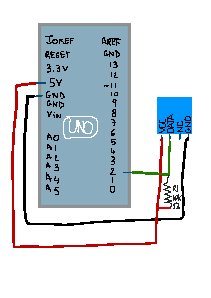 schema de connection DHT11 to arduino fait maison